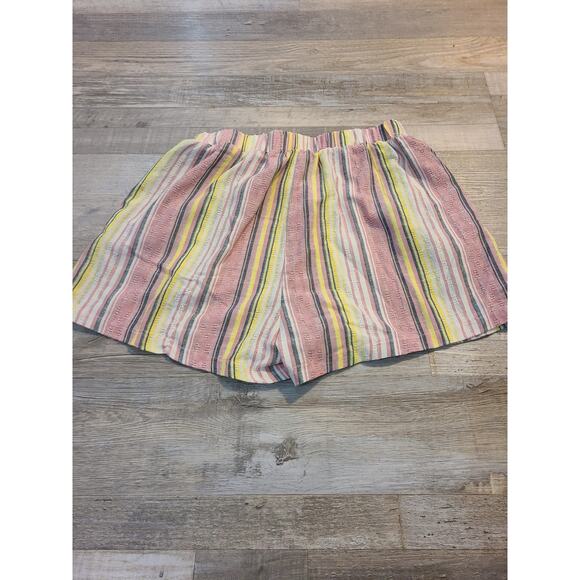 Emery rose large women's striped ruffle trim 2 piece set - Picture 5 of 13